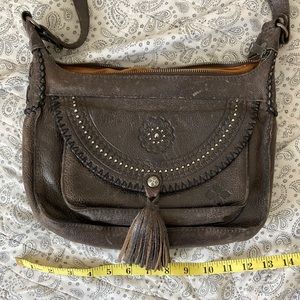 Patricia Nash Beaumont Chocolate Cross Body Bag